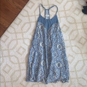 Blue flowy dress from pacSun